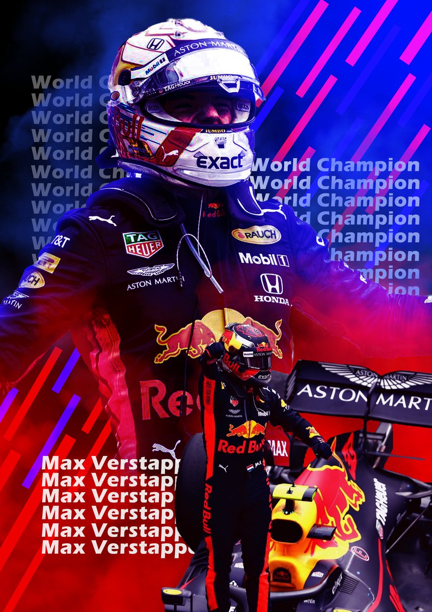 RizlyDesigns's tweet image. Max Verstappen World Champion F1 2021🦁
#F1 #Formula1 #AbuDhabiGP #MaxVerstappen