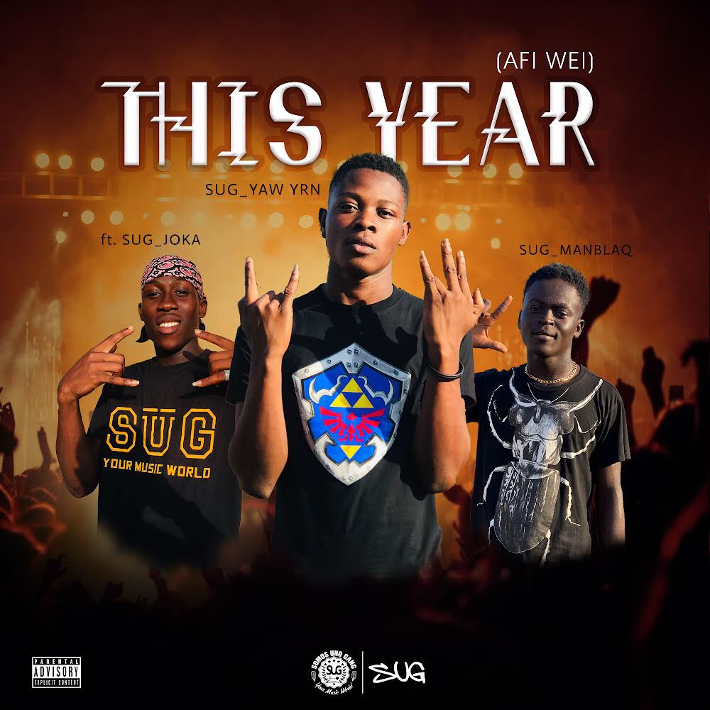 SugJoka's tweet photo. Hello Fams
🔊🔊🎤🎤🌍🌍
It’s out guys🔥🔥🔥... the wait is overrrr🔥🔥
  SUG yaw yrn x SUG Joka x SUG Man blaq - THIS YEAR is out now. https://t.co/PBwueNbpvj

Go listen and don’t forget to share🙏🏾🙏🏾🔥🔥🔊🔊 https://t.co/ZLJMfQTTtC