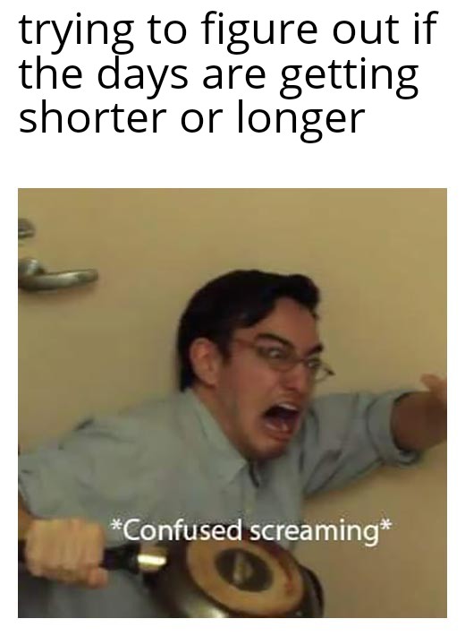 The ol' sun dial not as effective this time of year. We try guessing and just end up oversleeping.