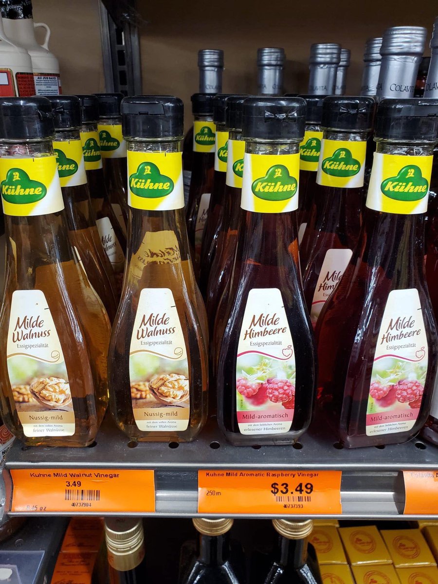NEW special flavors of vinegar from Germany are now in stock!