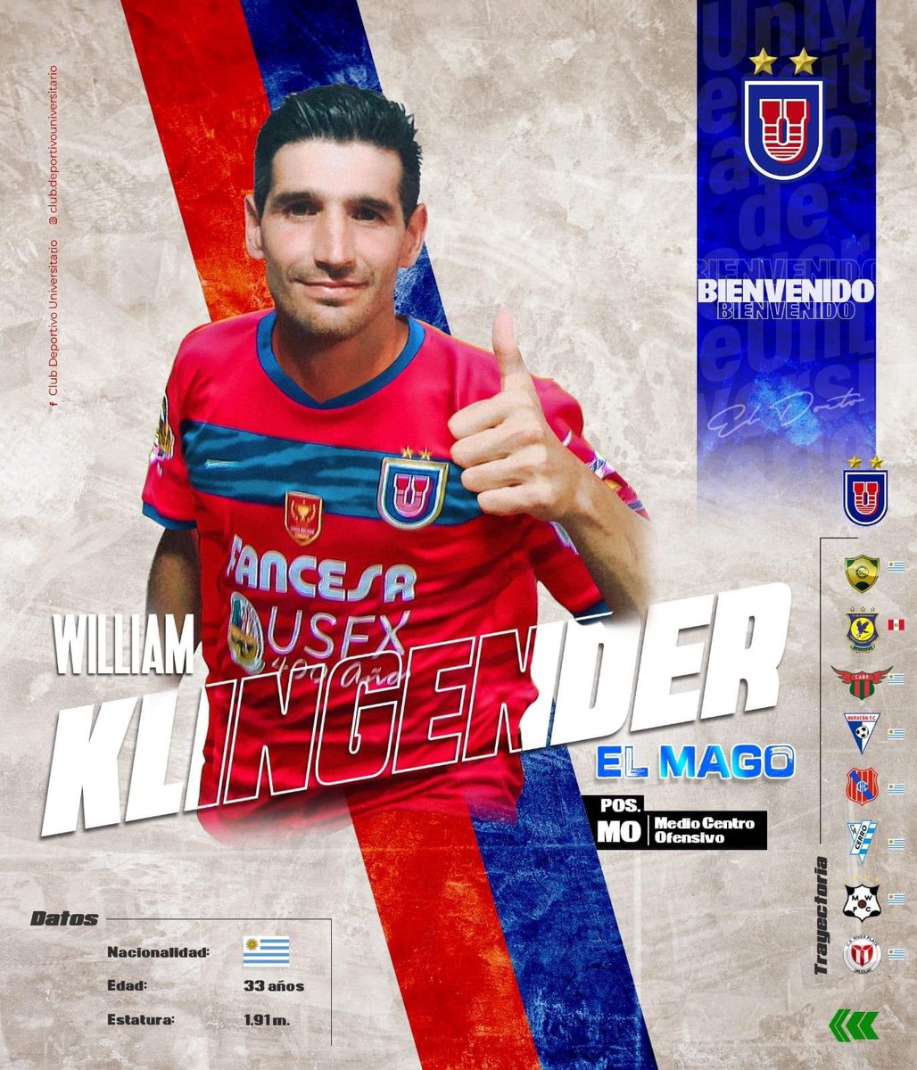 UdeSucre's tweet photo. ¡Bienvenido Uruguayo! 🇺🇾💪🏻@wklingender https://t.co/0f5B8YHBW4