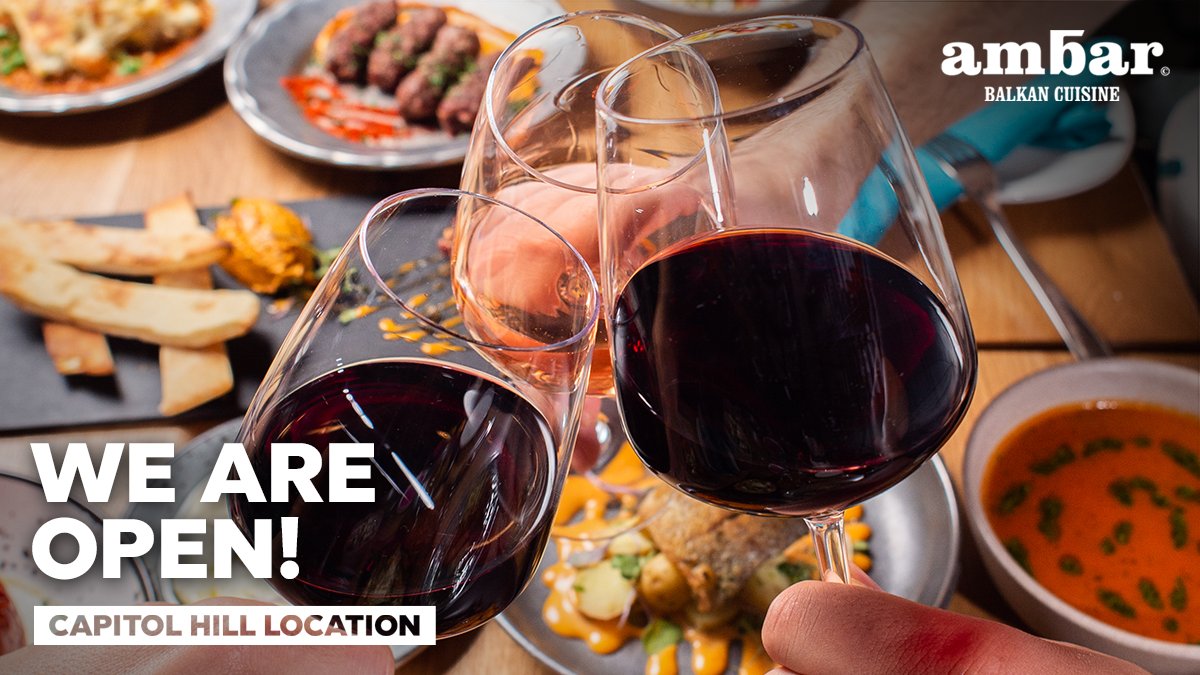 Capitol Hill location is OPEN and happy to serve our community 🥂