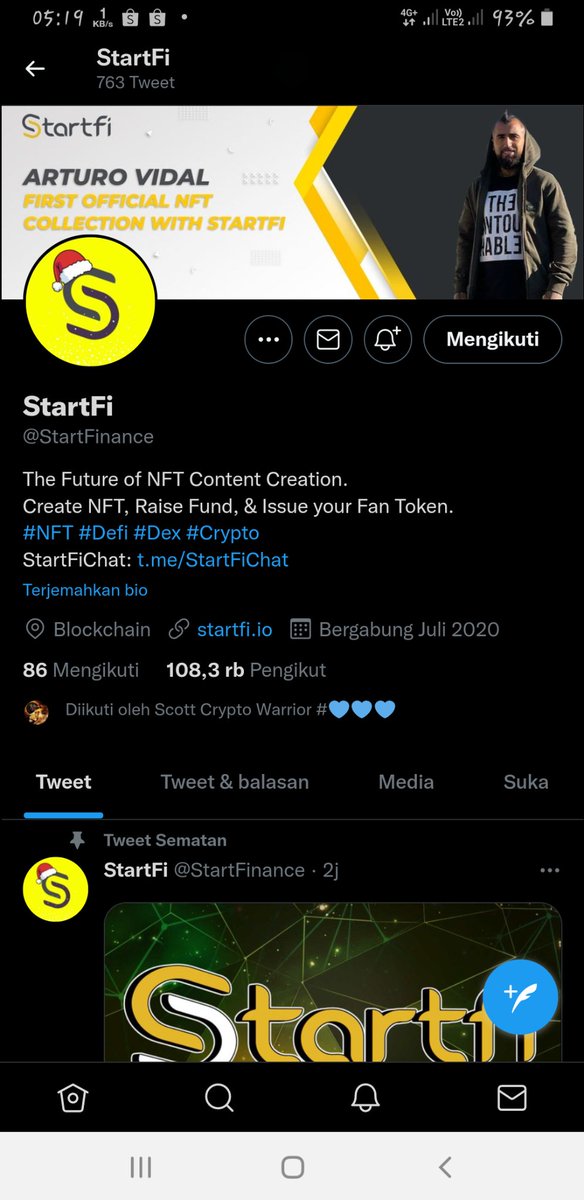 NanangF_02's tweet photo. @ScottLEOWarrior @StartFinance @pixelverse1 Bismillah https://t.co/HsEHJszMUX