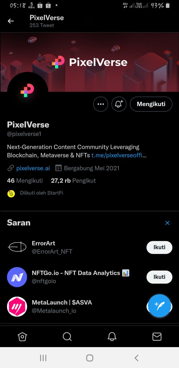NanangF_02's tweet photo. @ScottLEOWarrior @StartFinance @pixelverse1 Bismillah https://t.co/HsEHJszMUX