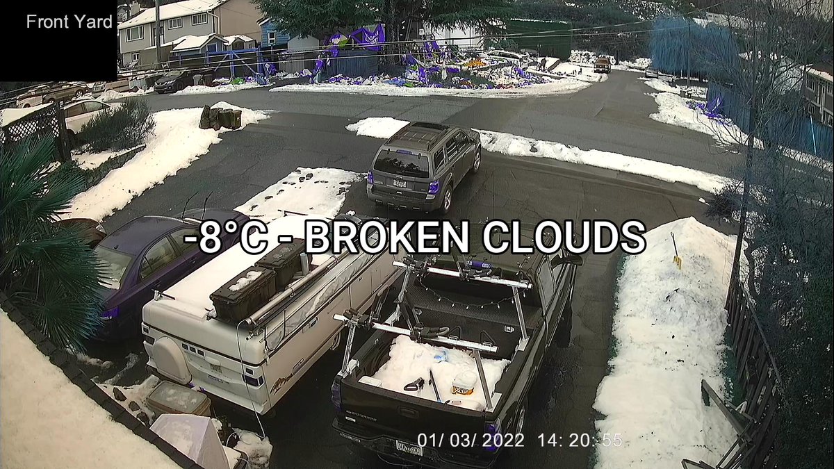 VA7KOC's tweet photo. Today's Weather https://t.co/kQkBtMDelI