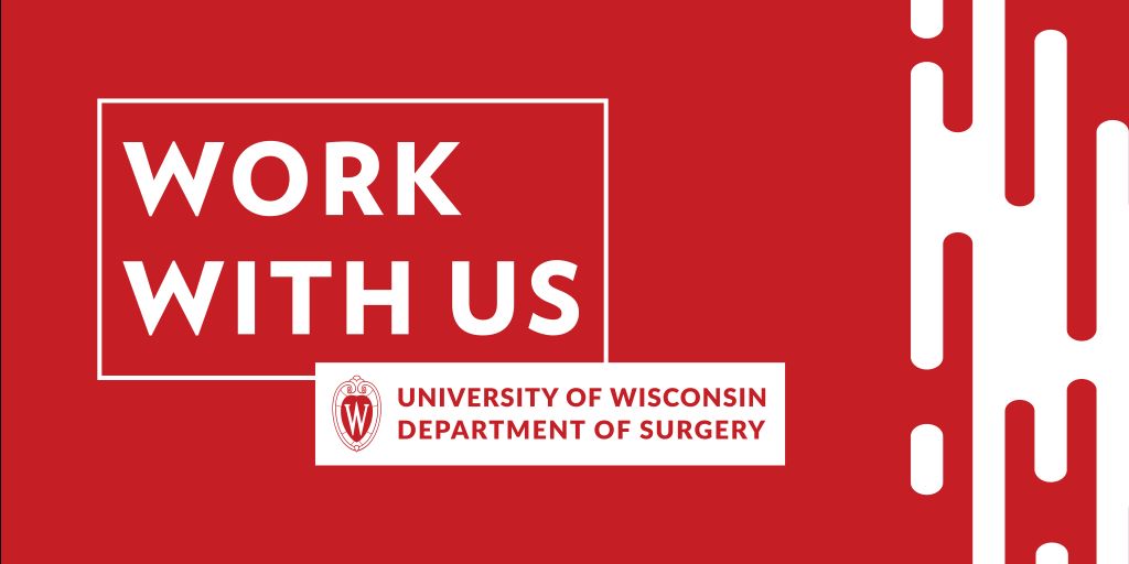 WiscSurgery's tweet photo. We're #hiring a PODIATRIC SURGEON! You have:
✅Doctorate in podiatric medicine/equivalent
✅Residency in podiatric medicine &amp; surgery
✅Desire to join a premier vascular surgery team in beautiful Madison, WI
Apply➡️https://t.co/sw36sHRV1g 
#Diverse candidates strongly encouraged. https://t.co/cItJe5yCmr