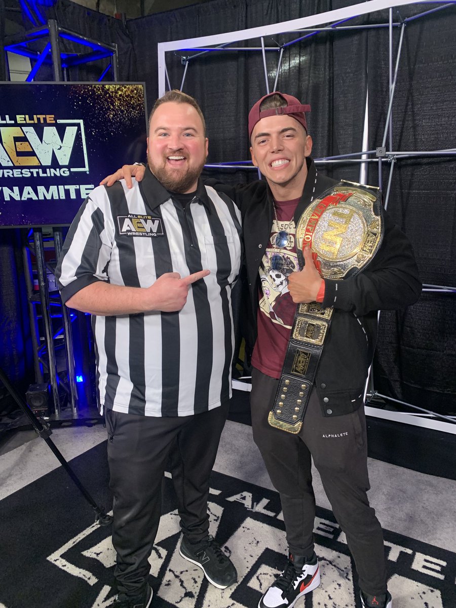 <a href="/sammyguevara/">Sammy Guevara</a> <a href="/sammyguevara/">Sammy Guevara</a> I’ll be in the front row cheering you on in Charlotte. LFG DUDE!!!!! Can’t wait to see my favorite wrestler again!