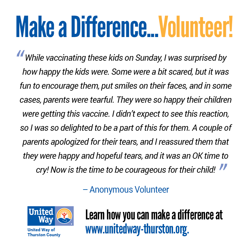uwtc's tweet photo. In partnership with Thurston County Public Health and Social Services, we are looking for Superheroes to serve as non-medical volunteers at mass vaccination clinics at the Capital Mall and around Thurston County. If you can help, please sign up here! https://t.co/6g50JknS5m https://t.co/GtZChcAF26
