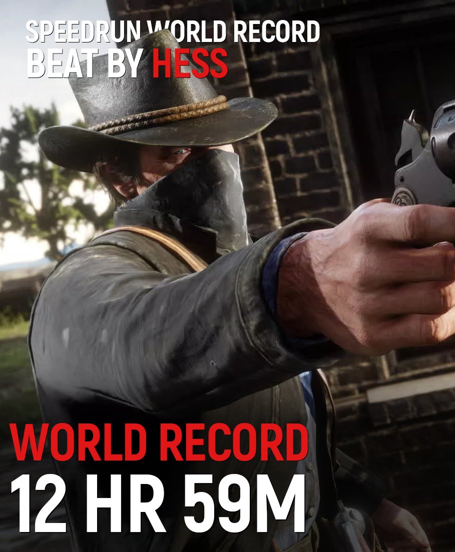 Akkumulerede Outlaw nedbryder Red Dead News 🤠 RockstarINTEL.com on Twitter: "Red Dead Redemption 2  varies over 100 hours worth of content but that doesn't stop the  speedrunning community from making world records. A player by