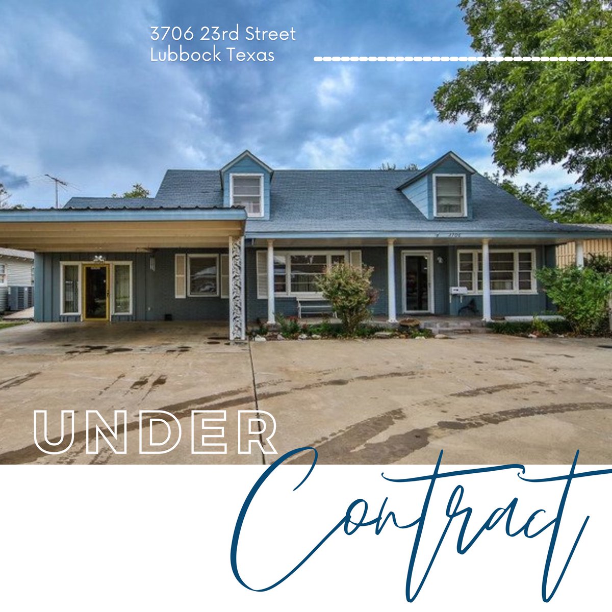 MilestoneRealt8's tweet photo. Getting this new year started off right with a listing UNDER CONTRACT!
3706 23rd Street Lubbock, TX
Listing Agent: @tculver7
•••
#realestatelubbock #lubbockrealtors #lubbockhomesforsale #forsaleinlubbock #realestate #MilestoneRealtyGroup https://t.co/0V0MIVXfLP