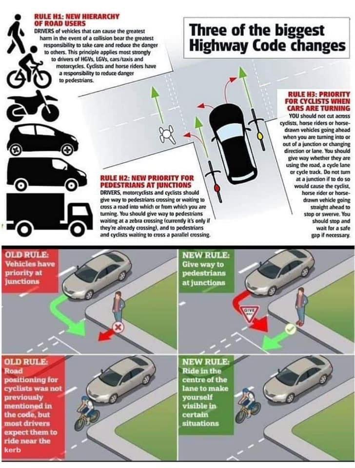 Ben_Pepper's tweet image. Are you aware of the changes to the #HighwayCode?