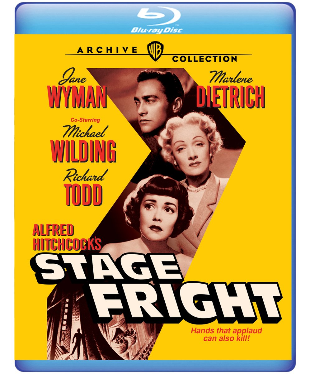 Stage Fright (1950, dir. Alfred Hitchcock) US Warner Bros. Blu-ray