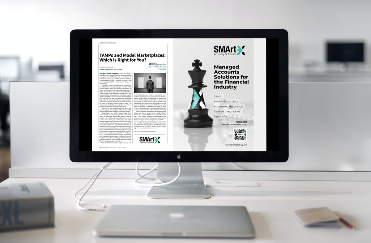 SMArtXAdvisory's tweet photo. TAMPs vs Model Marketplaces: Which is Right for You? https://t.co/BDeUZQCxfz Understand their similarities, differences, and which is the #bettersolution for your advisory business in today's @wealth_mgmt 2022 Market Outlook by @AlexSmithRyland #TAMP #modelmarketplace https://t.co/2boanWXDM2