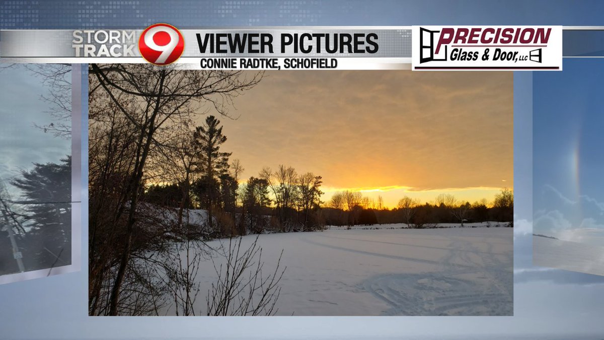 WAOW's tweet photo. Great sunset taken from near the Schofield City Hall Monday! https://t.co/MFjpgjAcIv