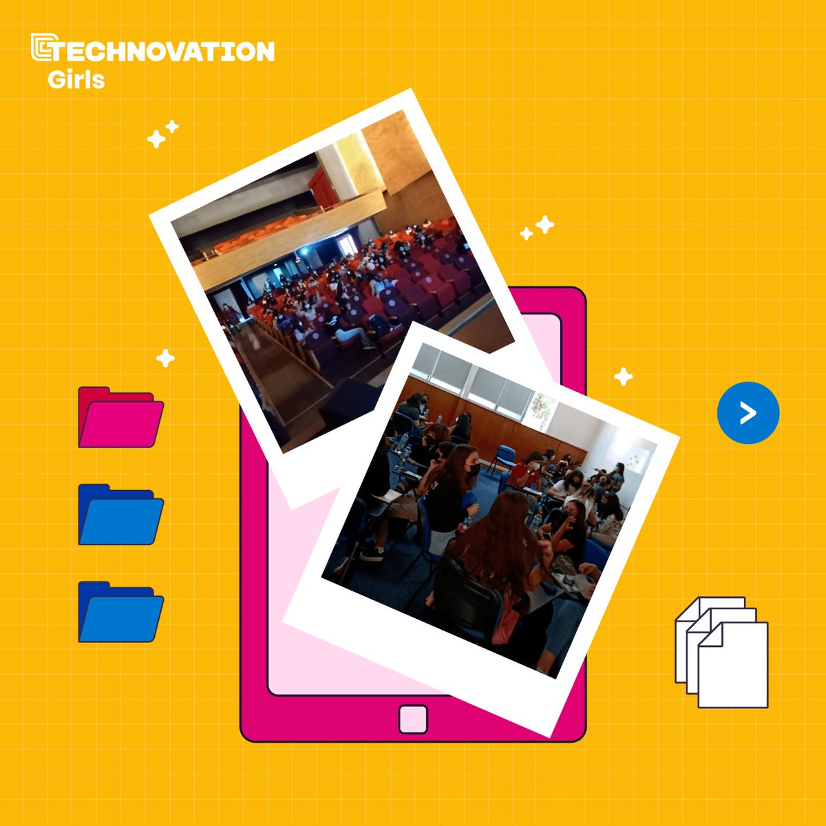 technovationcl's tweet photo. Ya comenzamos con nuestro BootCamp gratuito de verano, con más de 150 niñas inscritas en nuestras sedes especiales de la @usm dónde aprenderán a programar una #app que resuelva un problema de la comunidad 

Estamos felices!!!! https://t.co/VV4iEu4Rn5