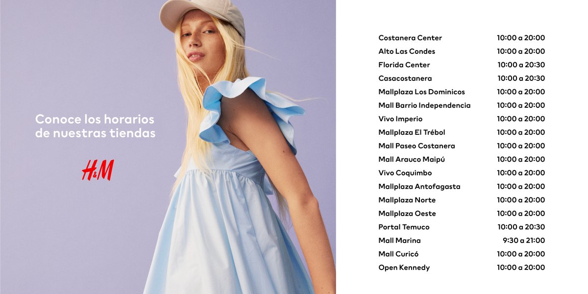 H&M Chile tweet media