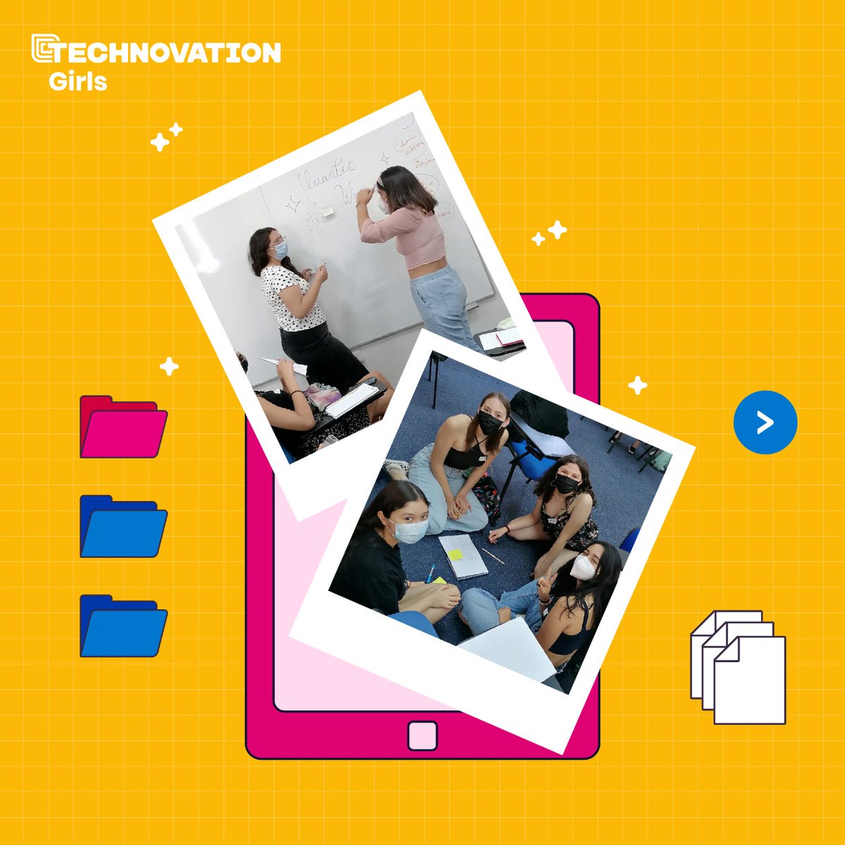technovationcl's tweet photo. Ya comenzamos con nuestro BootCamp gratuito de verano, con más de 150 niñas inscritas en nuestras sedes especiales de la @usm dónde aprenderán a programar una #app que resuelva un problema de la comunidad 

Estamos felices!!!! https://t.co/VV4iEu4Rn5