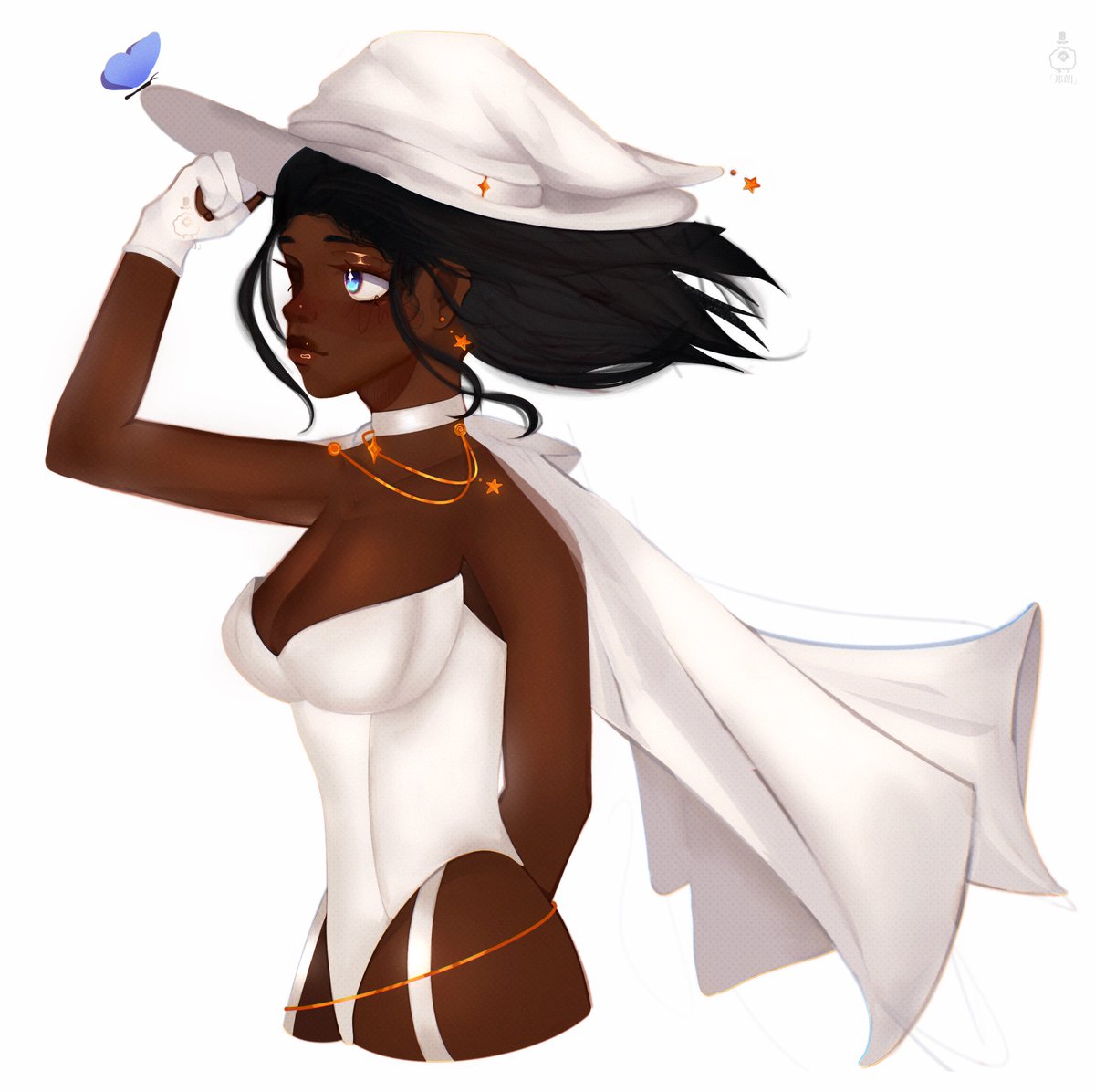 quick sketch for rosey‼️ thank u for being you  #digitalart