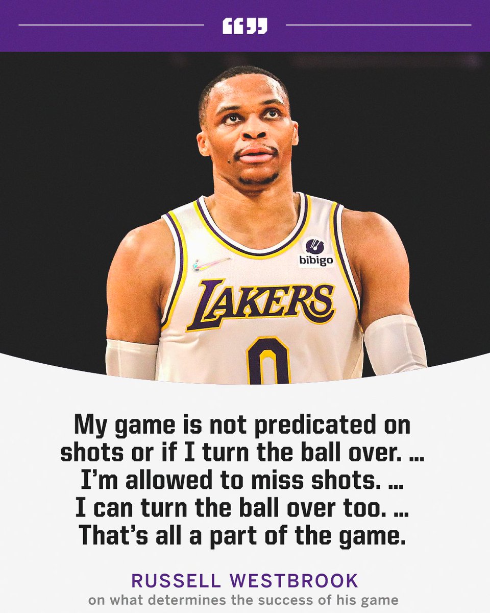 SportsCenter's tweet photo. Russ shared his thoughts after a 9 TO game last night. https://t.co/rYiSZ9ZjHx