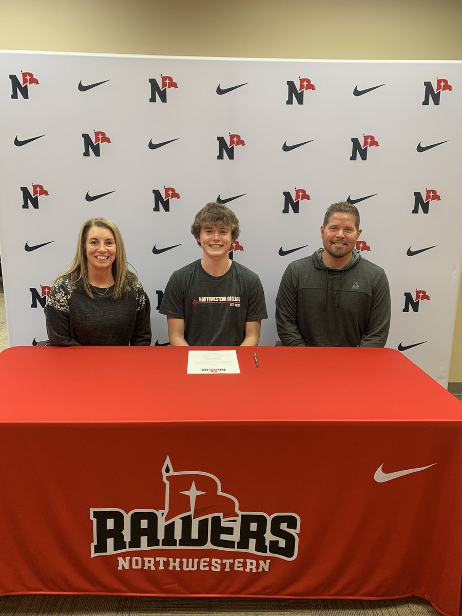I am excited to announce that I will be continuing my academic and athletic career at <a href="/nwciowa/">Northwestern College</a> <a href="/NWCBasketball/">Northwestern College Basketball</a> Thanks to <a href="/Coach_Korver/">Coach Kris Korver</a> <a href="/ColtonKooima/">Colton Kooima</a> <a href="/32BenMiller/">Ben Miller</a>  Excited to be a Raider! 🔴⚪️