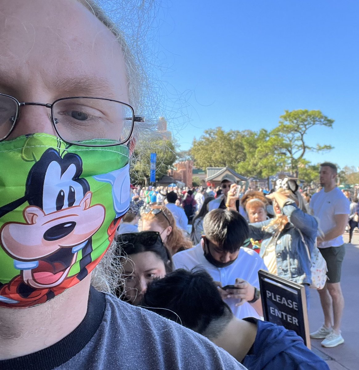 When you are trying to get a picture of a Yputube star but being subtle. <a href="/AllEarsNet/">AllEars.Net</a>