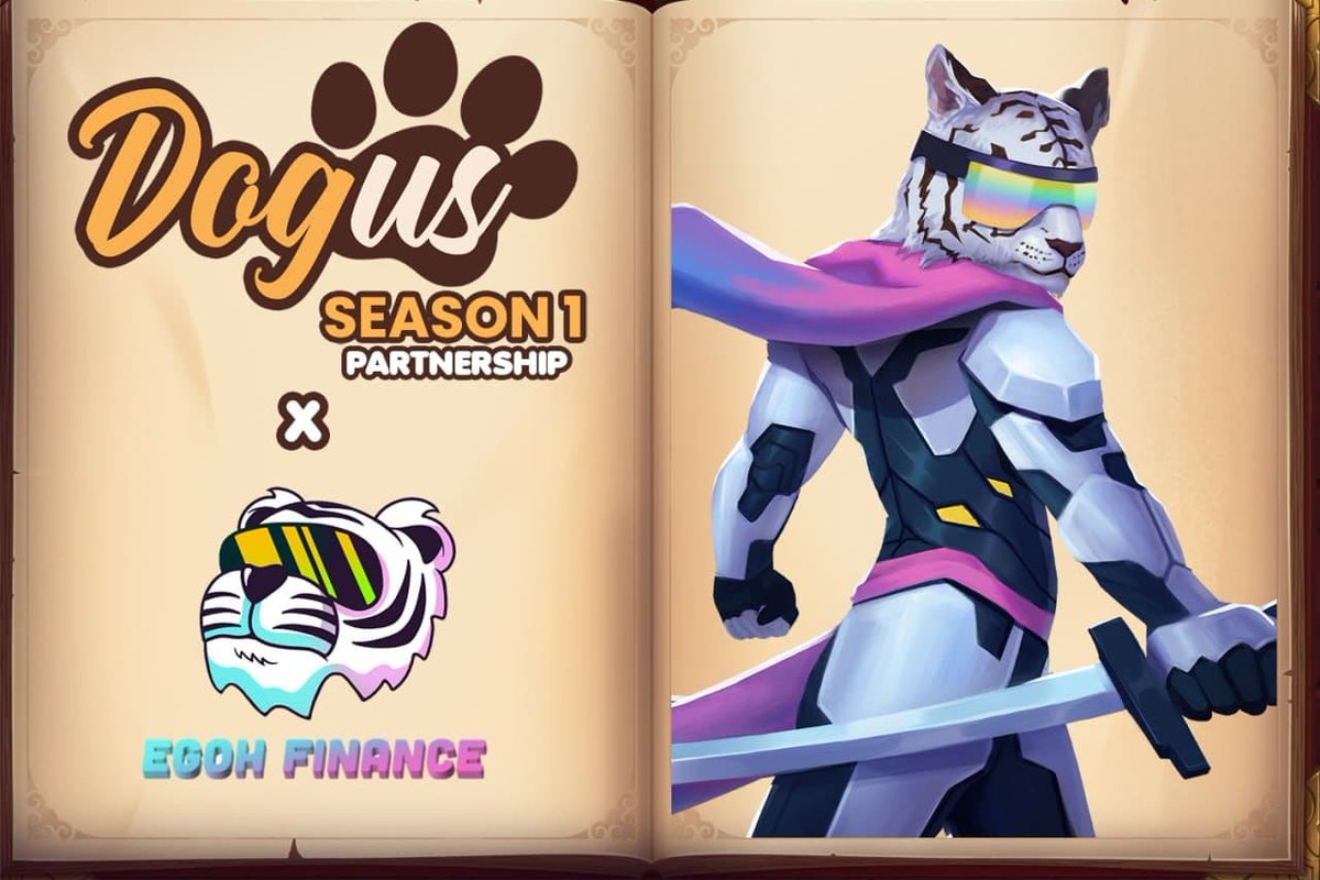 _Captain_Dogus_'s tweet photo. Dogus newest partner for Season 1 has been revealed! It's Egoh the white tiger!! 🐯 https://t.co/wBqLvrVVt0

#Dogus #Egoh #NFTs #NFTGame https://t.co/NoZ5Htdt5z