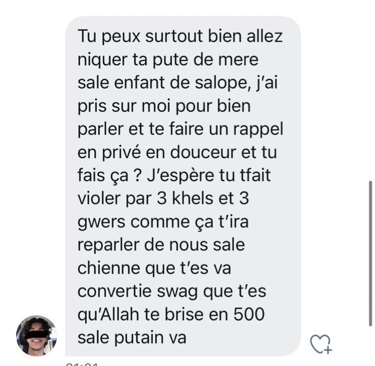 Thread : Tweets racistes et mysogines du fc drapeau