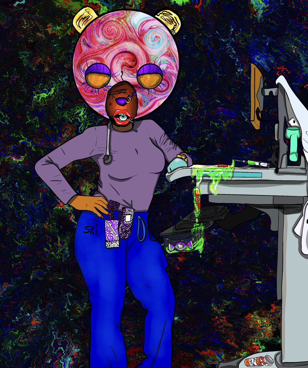 Astercoded69's tweet photo. #NewProfiePic @skinftart #customdrop 💗🩺#NFTs #NFTCommunity 💋💄😍😍😍😍 https://t.co/FUqSJQtbWy