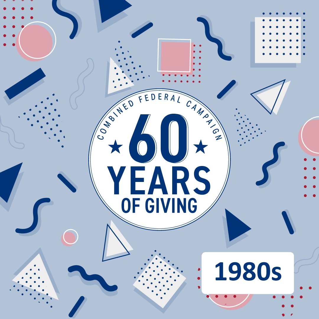 MSdeltaCFC's tweet photo. With the reorganization and regulations, the ‘80s were a time of transformation. The first LFCC was appointed in 1982. The year of ‘84 opened the door to even more charities by allowing any 501(c)(3) charity to participate in @USOPM’s CFC. https://t.co/YJrhk2DHNz #GiveCFC https://t.co/EJRQMPgObV