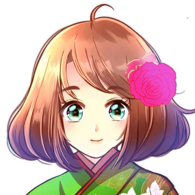 お正月Ver#Vtuberモデリング#イラスト 