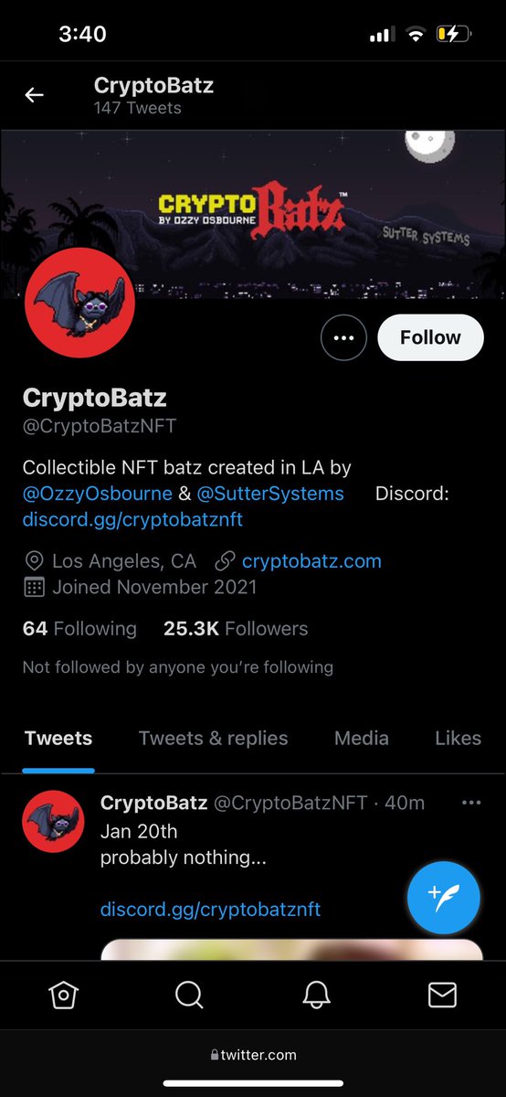 Goth Party Bats NFT tweet media