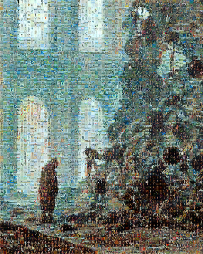 A beautiful collage by DeepBlack founder Pete, in honour of 'DEEP BLACK' by <a href="/beeple/">beeple</a>. All 3,037 DeepBlack's are featured in this collage 🤯

Check out the high-resolution image: d.img.vision/deepblack/Deep…

#NFT #NFTs #NFTCommunity #AIart #aiartists #NFTcollection #AIArtist #Cryptoart