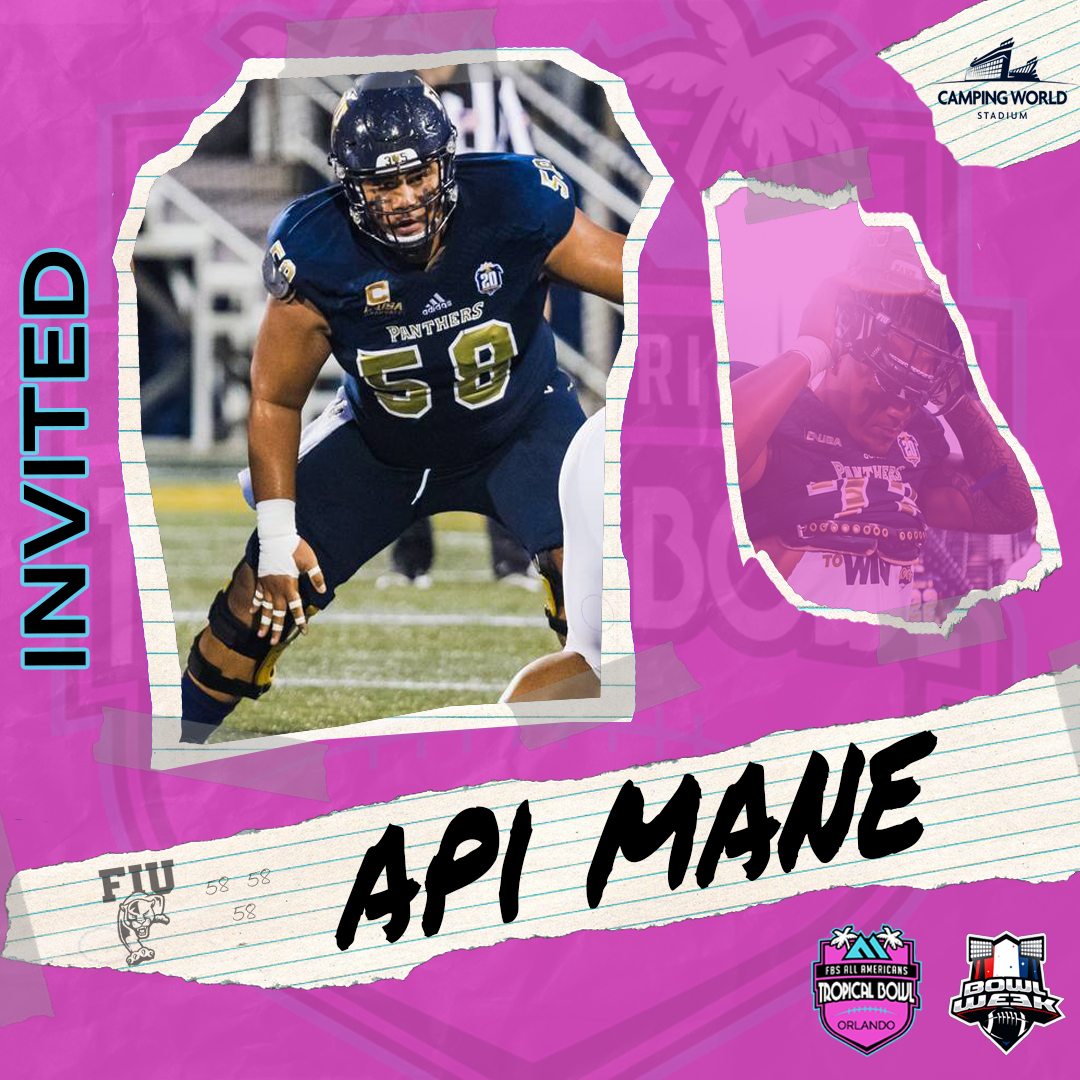 TRILLION TROPICAL BOWL (@tropicalbowlusa) on Twitter photo Api Mane <a href="/api_mane/">Coach Api</a> <a href="/FIUFootball/">FIU Football</a> invited to the <a href="/TropicalBowlUSA/">TRILLION TROPICAL BOWL</a> at Camping World Stadium #Orlando January 15th, 2022 <a href="/BowlWeek/">Bowl Week X TRILLION</a> #TropicalBowl #BowlWeek <a href="/NFLDraftBlitz/">NFL Draft Blitz</a> <a href="/FBallGameplan/">Emory Hunt</a> <a href="/MarketableSport/">MarketableSports</a> <a href="/TheOnlyKlassic/">Antonio "Klassic" Lanni</a> Api Mane <a href="/api_mane/">Coach Api</a> <a href="/FIUFootball/">FIU Football</a> invited to the <a href="/TropicalBowlUSA/">TRILLION TROPICAL BOWL</a> at Camping World Stadium #Orlando January 15th, 2022 <a href="/BowlWeek/">Bowl Week X TRILLION</a> #TropicalBowl #BowlWeek <a href="/NFLDraftBlitz/">NFL Draft Blitz</a> <a href="/FBallGameplan/">Emory Hunt</a> <a href="/MarketableSport/">MarketableSports</a> <a href="/TheOnlyKlassic/">Antonio "Klassic" Lanni</a>