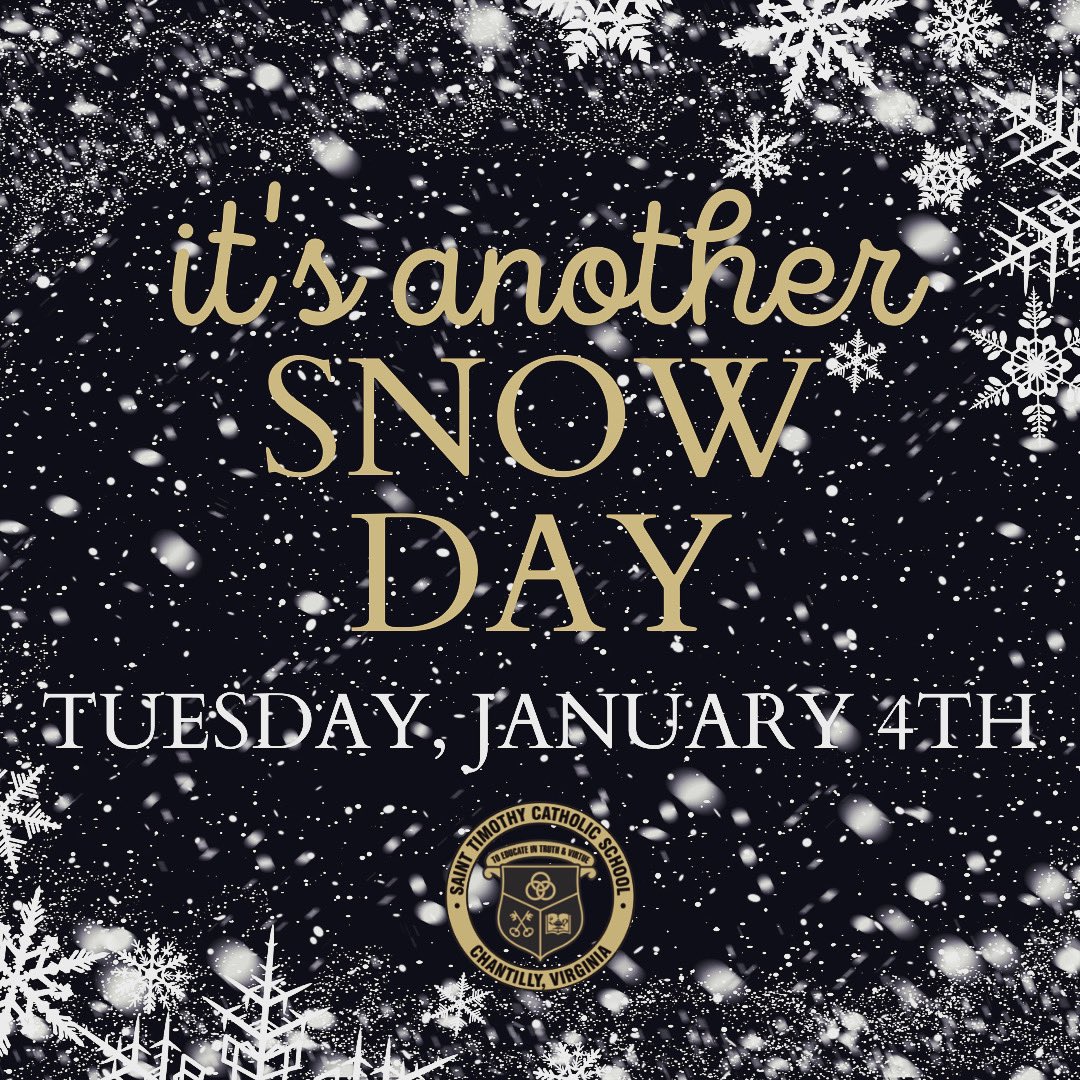 STSTigers's tweet photo. Tuesday, January 4th will be a Snow Day. We heard you had snow much fun today, please send us your photos to enter the Snow Day competition! Stay safe @STSTigers! #snowday2022❄️☃️ https://t.co/k59xnfDRP1