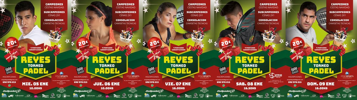 ATopeDePadel's tweet photo. ¡Se vienen los Torneos @ATopeDePadel de Reyes! En estos Torneos te puedes ganar unas exclusivas cestas con seleccionados productos de calidad. ¡Contamos contigo! 🎾 Toda la Info 692978213 🎾 https://t.co/rSvZe6Onen