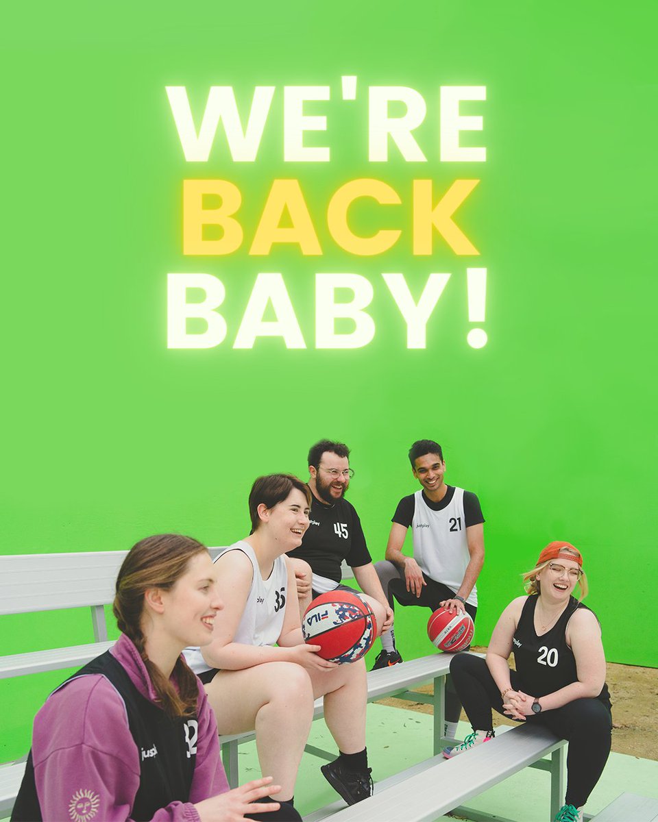 JustPlaySport's tweet photo. Yeeeeeah baby! 🤸🎉🤩

Just Play is officially back and ready for another BANGING year 🙌

Things are kicking off at HQ, and we can't wait to get you back out and playing in 2022! https://t.co/2jTJClussT