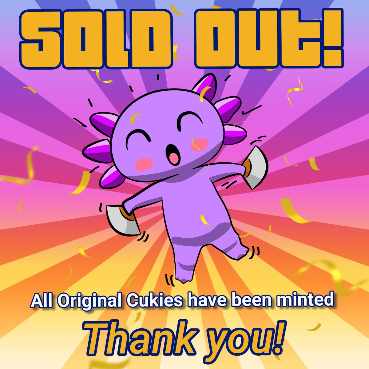 cukiesworld's tweet photo. What a way to start 2022, all Original Cukies have been minted!! 🥳🤩

12,000 Cukies are now in hands of over 2750 proud owners. Thank you! We love you all! 🥰

Next phase loading: UKI token Private Sale 🚀🚀

#TRON #TRONICS #NFTGaming #PlayToEarn #Metaverse #CukiesWorld #NFTGame https://t.co/GDj6eTD3xP