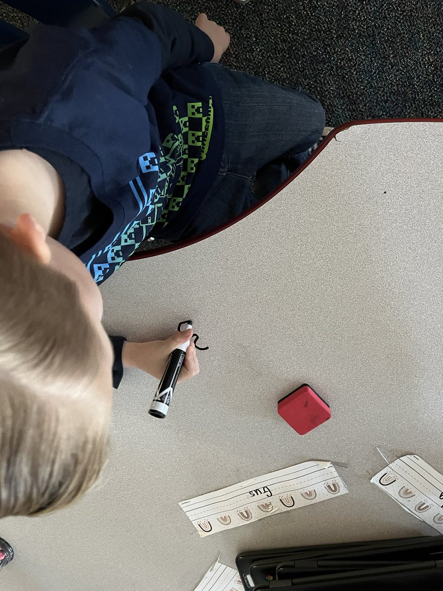 harmonskinders's tweet image. Shhh 🤫….don’t tell.  We wrote on the tables today to practice 1 more and 1 less. They were worried that it wouldn’t wipe off and we would be in trouble. #writeontables #kindergarten @GreenbrierElem1