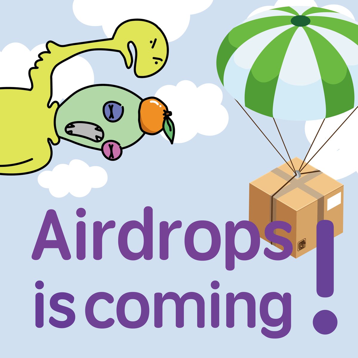 #Airdrop is coming🪂🪂🪂
As a New Year surprise for our fellows👬，we decide to #Giveaway 🎁Including👇 
5⃣FREE Green Freak NFT 
5⃣0⃣ Whitelist members

FINISH gleam task🌐gleam.io/4ITtL/airdrops…

We will randomly select and publish the proof of the draw within 48 hours⏰