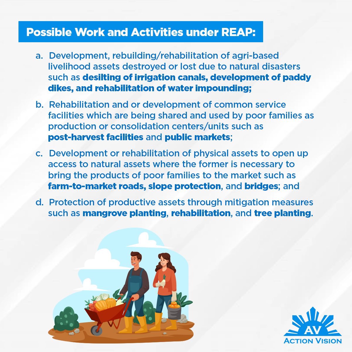 AlfredVargasPH's tweet photo. House Bill 3935: Rural Employment Assistance Program Bill

#legislife
#servicetohumanityisthebestworkoflife
#actionvision https://t.co/haRNrq2jEo