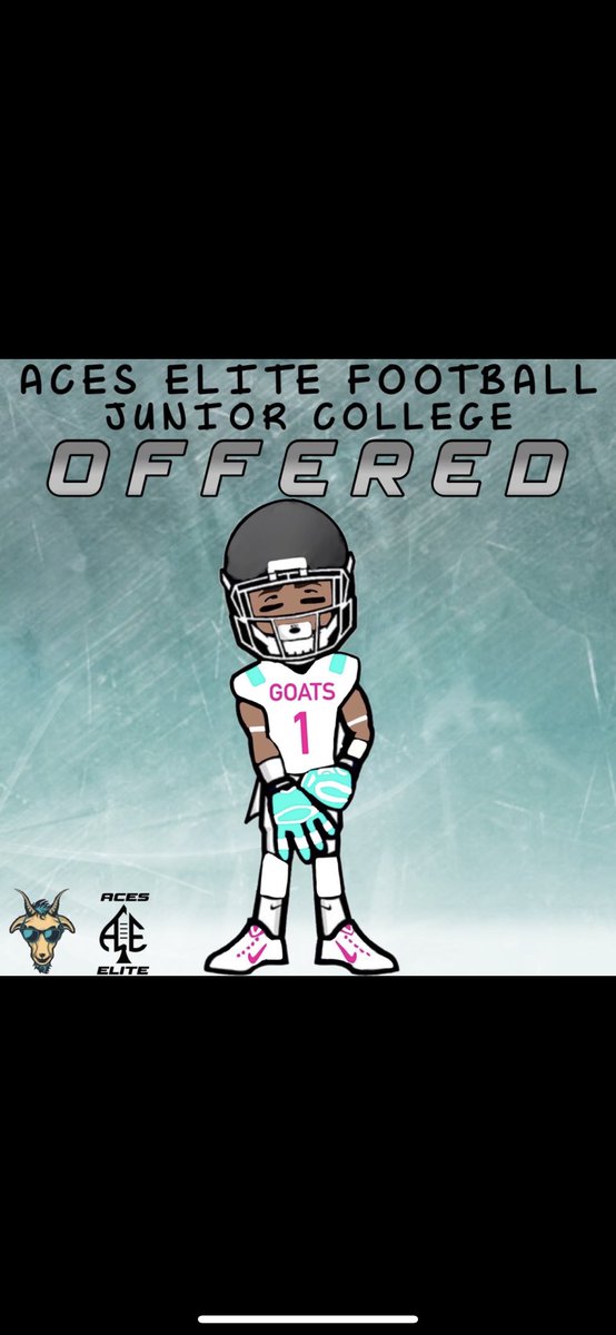 ShaunBlackmon6's tweet photo. Blesses To Receive My 1st Juco Offer From 💙 @AcesEliteFB @coachSAQ_A1 @chrisgriggs9 https://t.co/MJyGcyAVap