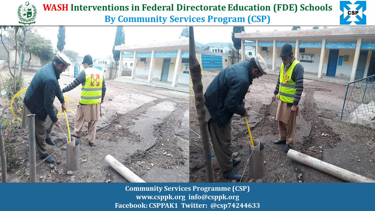 csp74244633's tweet photo. WASH Interventions in Federal Directorate Education (FDE) Schools. By Community Services Program (CSP). Our vision for schools is for every child to have access to adequate, inclusive, sustainable, and quality WASH facilities. Access to WASH helps to ensure a healthy environment. https://t.co/fF3G3EZ5bF