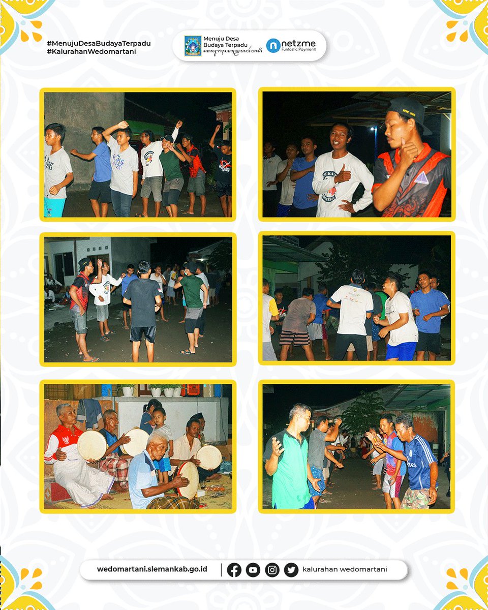 Sanggar Seni Sholawat Badui Saung Galing yang berdiri sejak tahun 1997 berlokasi di Padukuhan Sempu. Dulu, sanggar ini bernama Badui Fathul Huda yang berdikari dan dikelola oleh anak muda Saung Galing Gandok.
#wedomartani #jogjaistimewa #budaya #kesenian #sleman