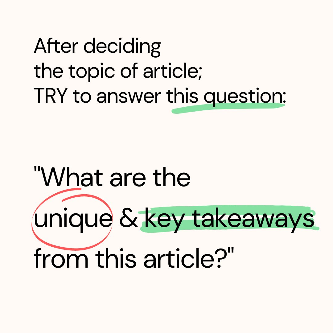 heypankaj_'s tweet image. Blogging Tip:
Once you have decided on the topic of the article; try to answer this question:

&quot;What are the unique &amp;amp; key takeaways from this article?&quot;

#blogging #writing #improvements