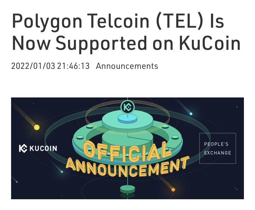 Jasonanlysis's tweet photo. That’s amazing 🤩 $TEL @kucoincom https://t.co/UKVnmABFD0