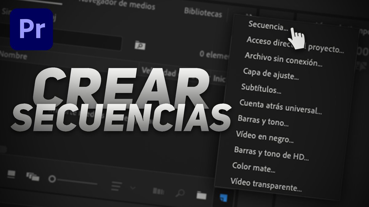 ¡Nuevo Video! Corre a verlo
Como CREAR una SECUENCIA | Premiere Pro Tutorial
►youtube.com/watch?v=InmEZc…