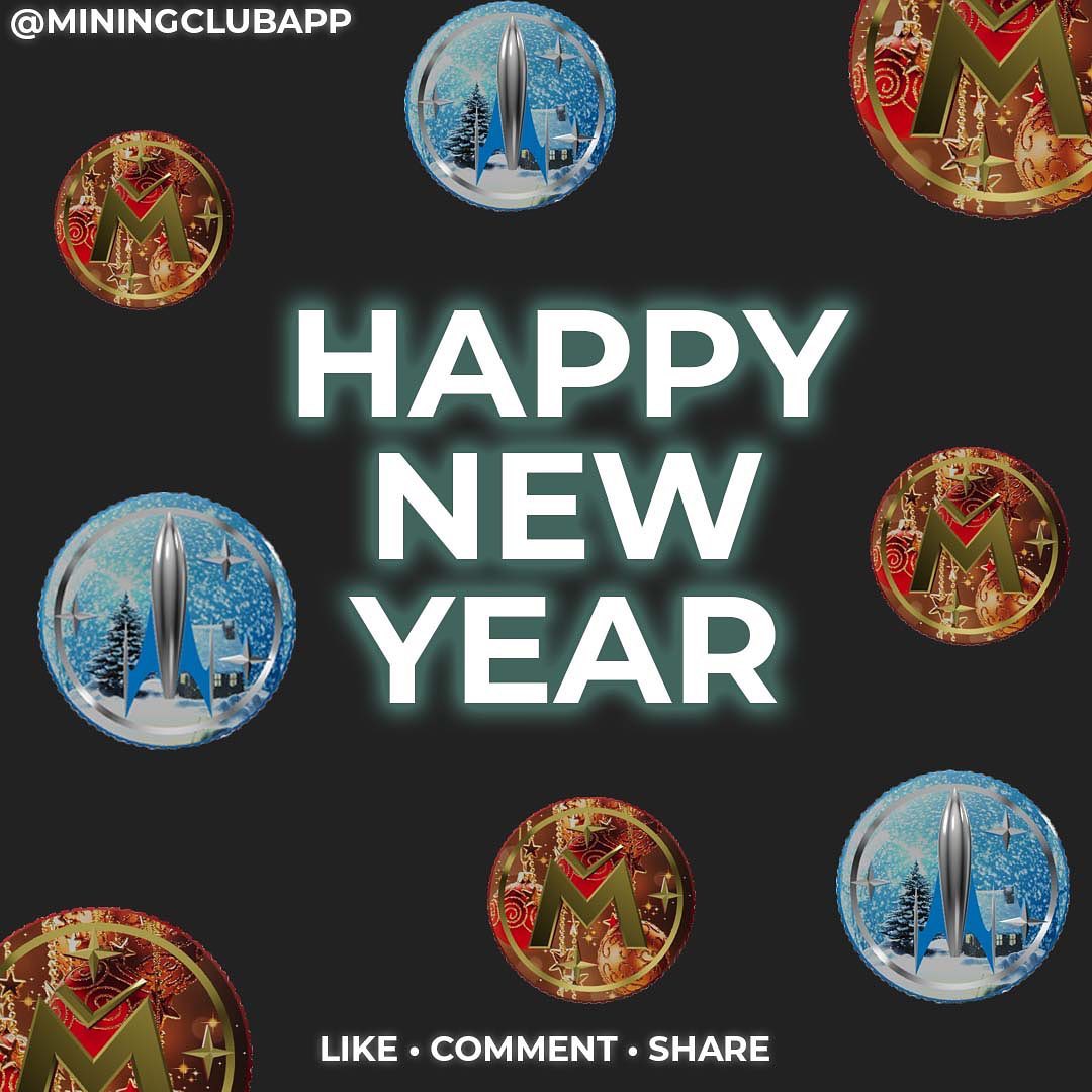 miningclubapp's tweet photo. Happy New Year from the Millionaires Mining Club! We hope everyone has had a joyous new year and holidays. As the new year begins, we’ve updated our project roadmap to reflect our 2022 goals and are excited for all the great things to come. See you all in 2022! Cheers 🥂 https://t.co/u5ibyXy4xL