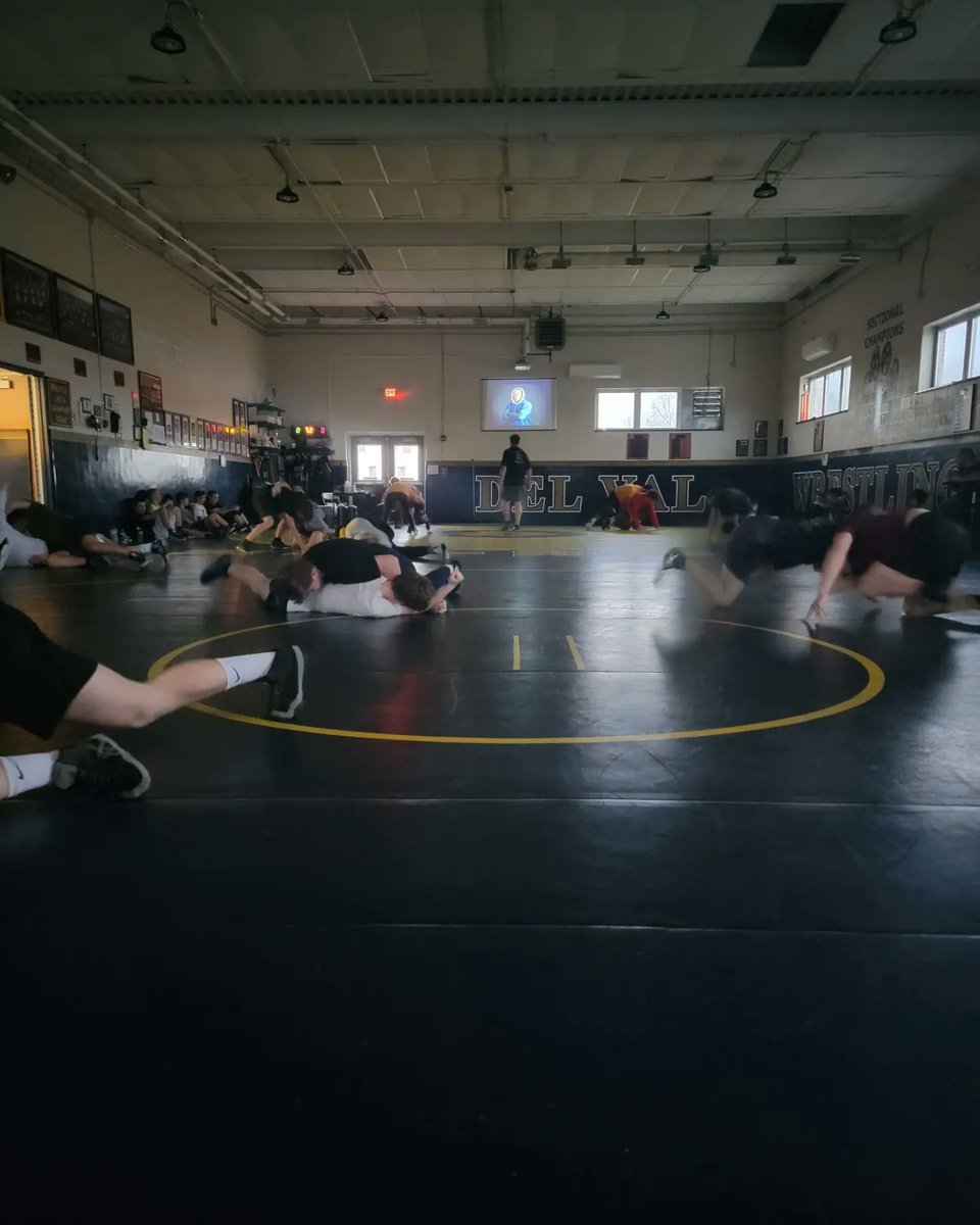 DVRWrestling's tweet photo. Emotional first practice with everyone back together. So glad to get the team back in our room. 

After speaking about Liam, we presented his senior night picture to our team. Take a look at how great Liam looks in his picture! 

We love you Liam and you will always be with us! https://t.co/leozg4BdWK