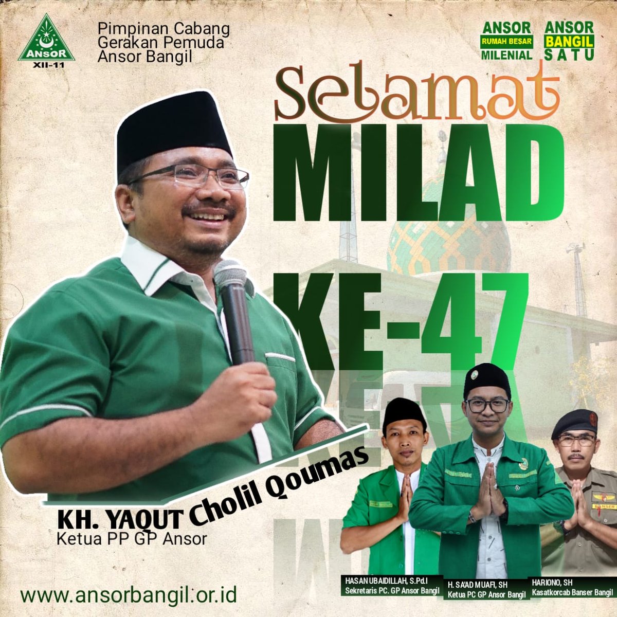 ZackAchmad6's tweet photo. Sehat Selalu GusMen
#47GusYaqut https://t.co/dh8Uiytbuh