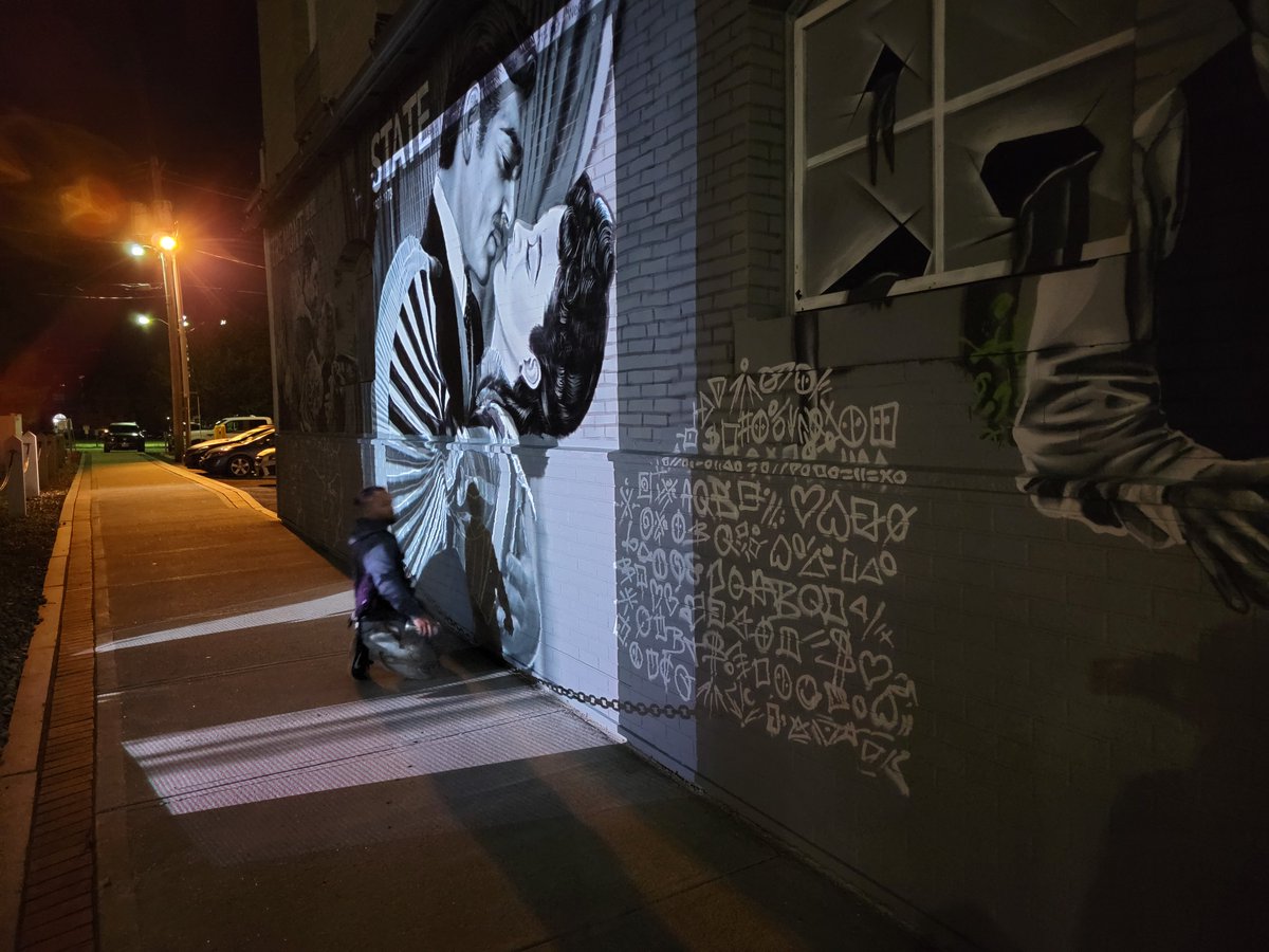 PoStreetArt's tweet photo. Behind The Scenes: Some cell-phone snaps on-location, with 2 of our big projects in 2021! ππ€©πΈπ¨
#urbanart #spraypaint #murals #themedmurals #artists #positiveart #bts #art #paint #nonprofit #streetart #nostalgia https://t.co/5N661ZzQOZ